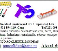 TONS SOLIDOS CONSTRUÇÃO CIVIL
