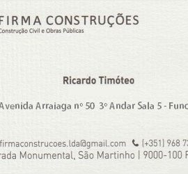 FIRMA – CONSTRUÇÕES