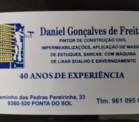DANIEL GONÇALVES DE FREITAS – PINTOR DE CONSTRUÇÃO