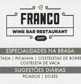 FRANCO – WINE BAR RESTAURANTE